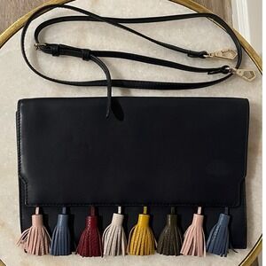 Rebecca‎ Minkoff Clutch Crossbody Tassel Detail Evening Bag